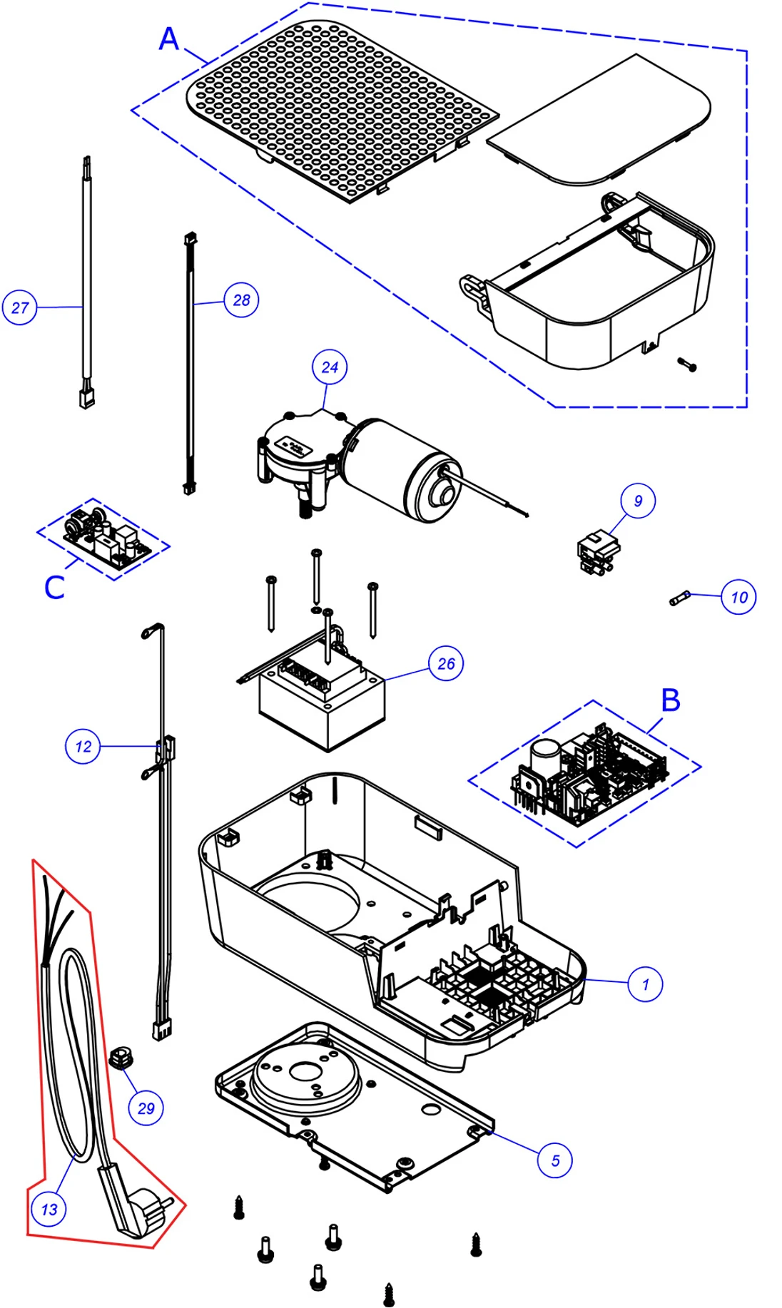 CA5.5320 Kábel pre SPIDO, SPIDER, SHEL, SPIN