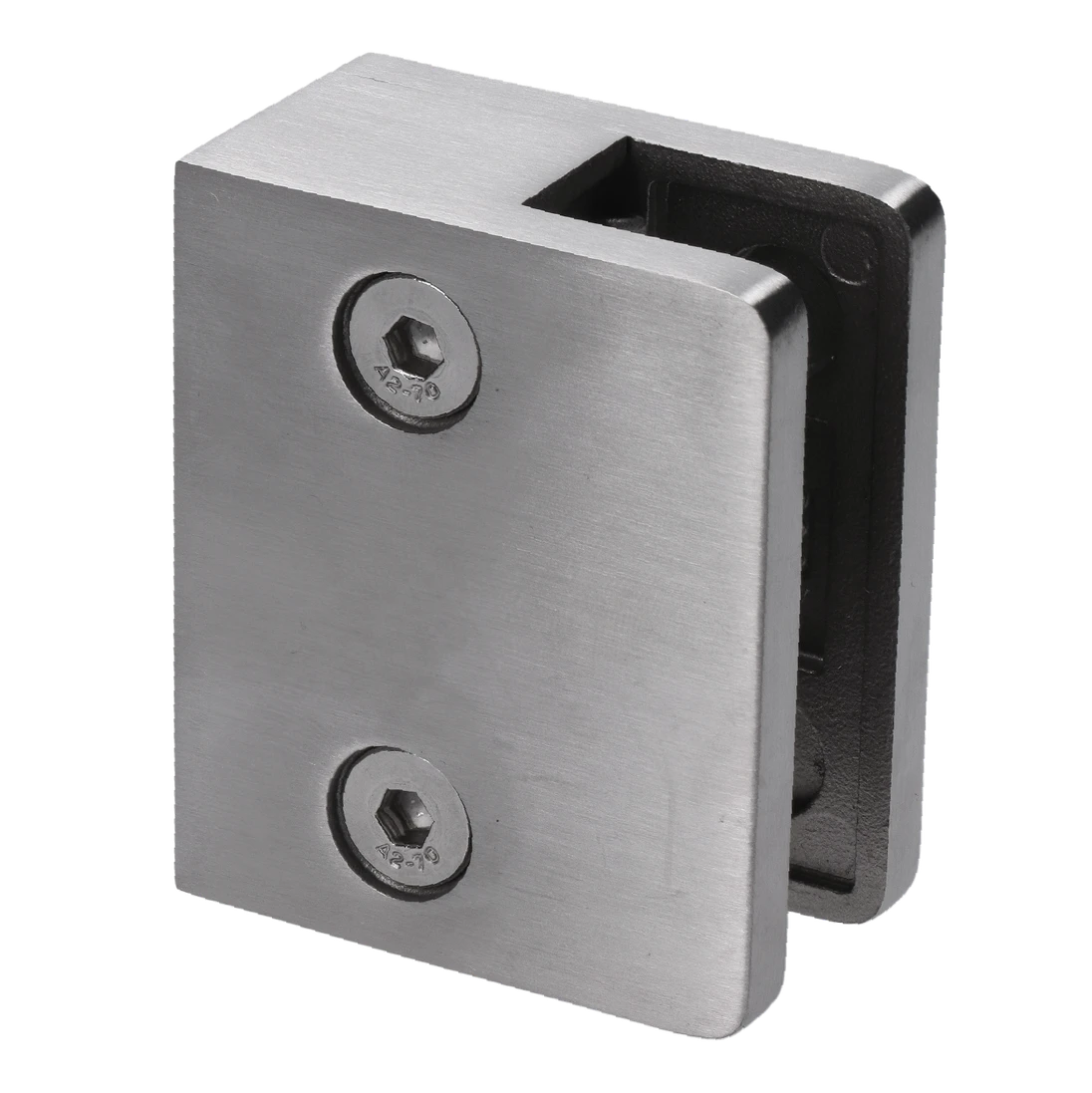 Svorka koncová, sklo 8 - 12,76 mm, brúsená AISI 304