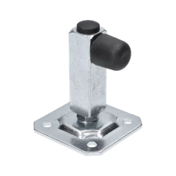 Nastaviteľný doraz posuvných brán, 100 x 100 mm, pozinkovaný