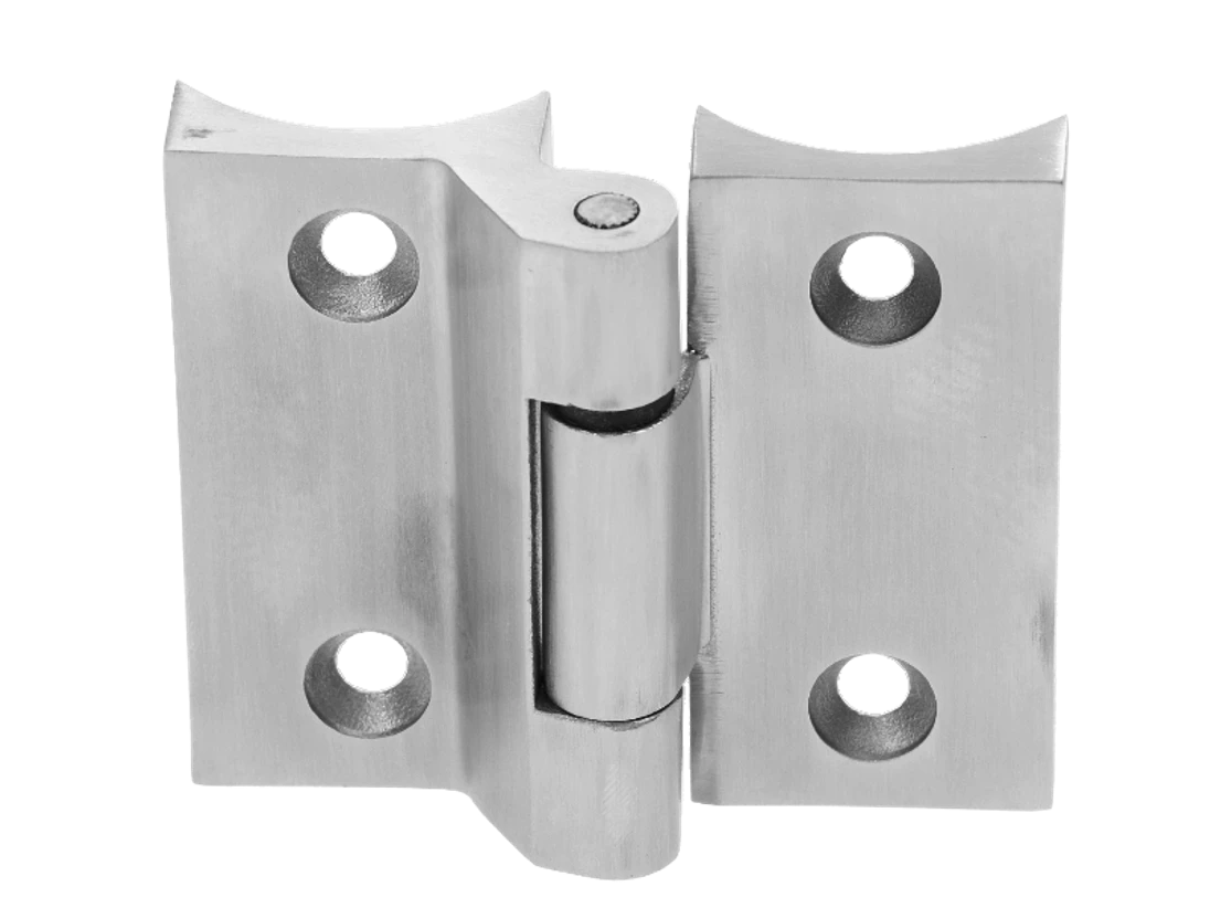 Závěs na brány, trubka ø42.4mm, L-70mm, broušená AISI304