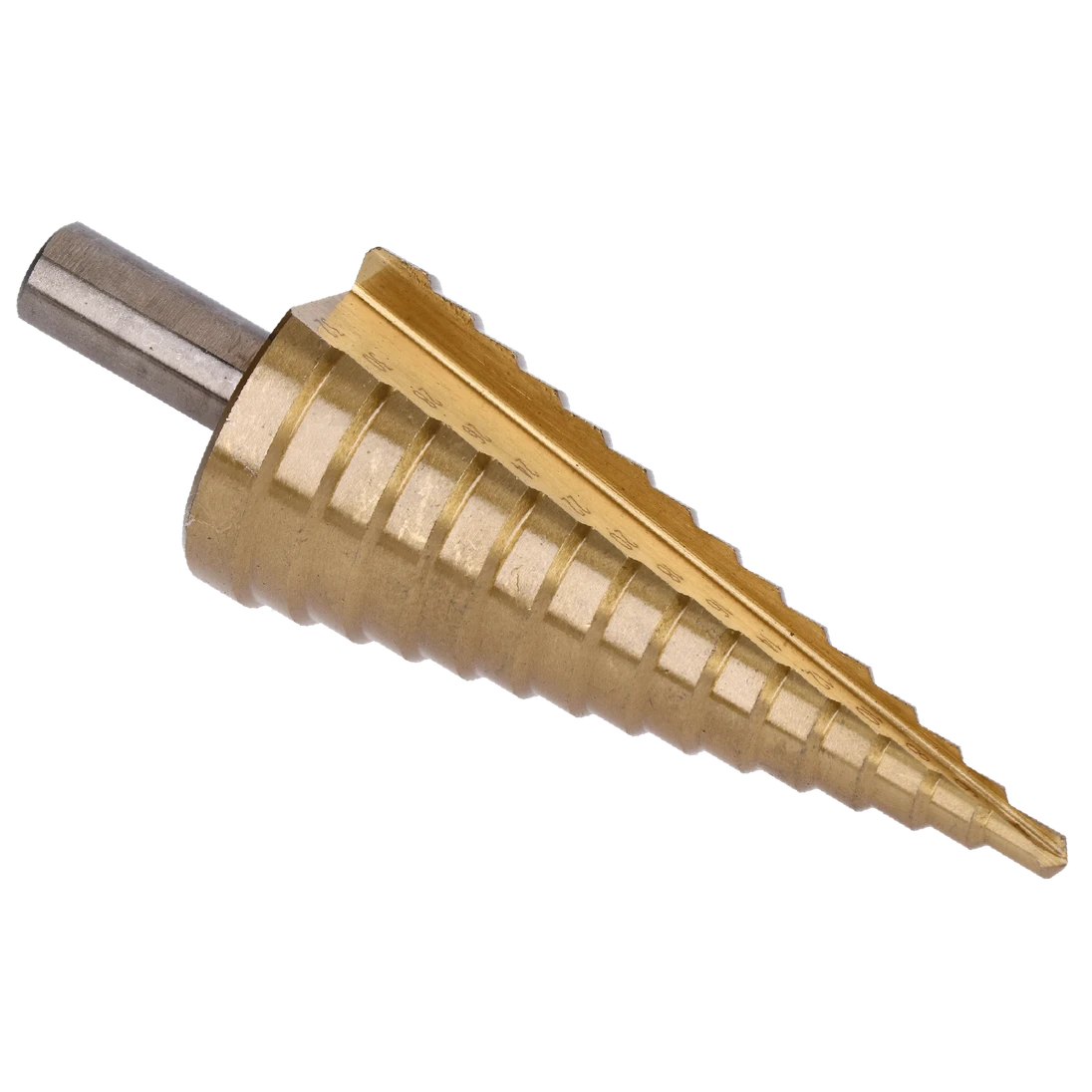 Stupňovitý kuželový vrták HSS 4341 TiN 4 - 32 mm