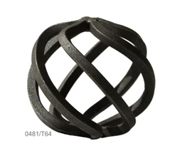 Guľa točená 70 x 70 mm, štvorhran 6 x 6 mm