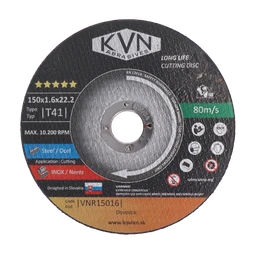 Rezný kotúč profesionálny na nerez, 150 x 1,6 x 22,2 mm