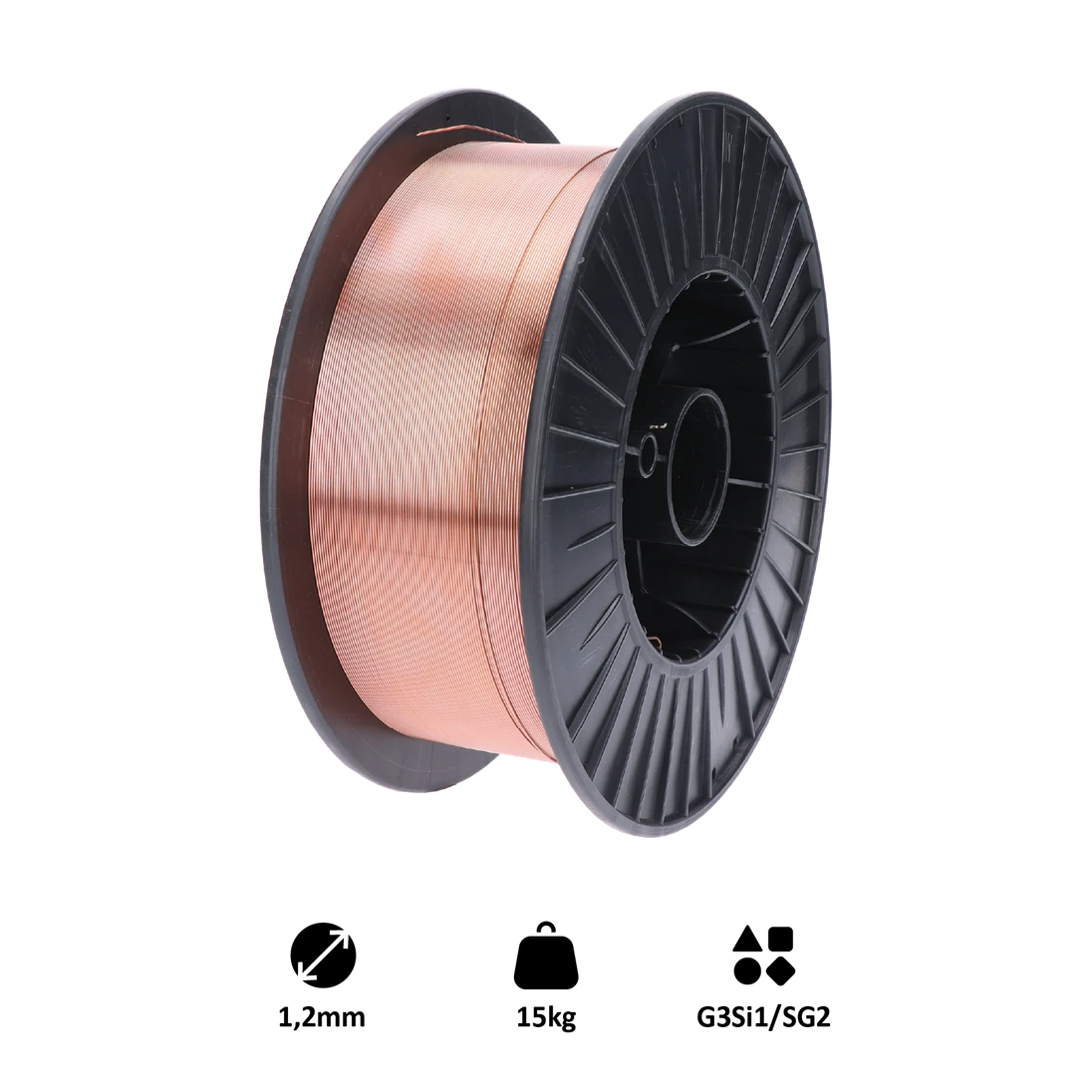 Drôt zvárací 1,2 mm, MIG/MAG(CO2), G3Si1/SG2, 15 kg