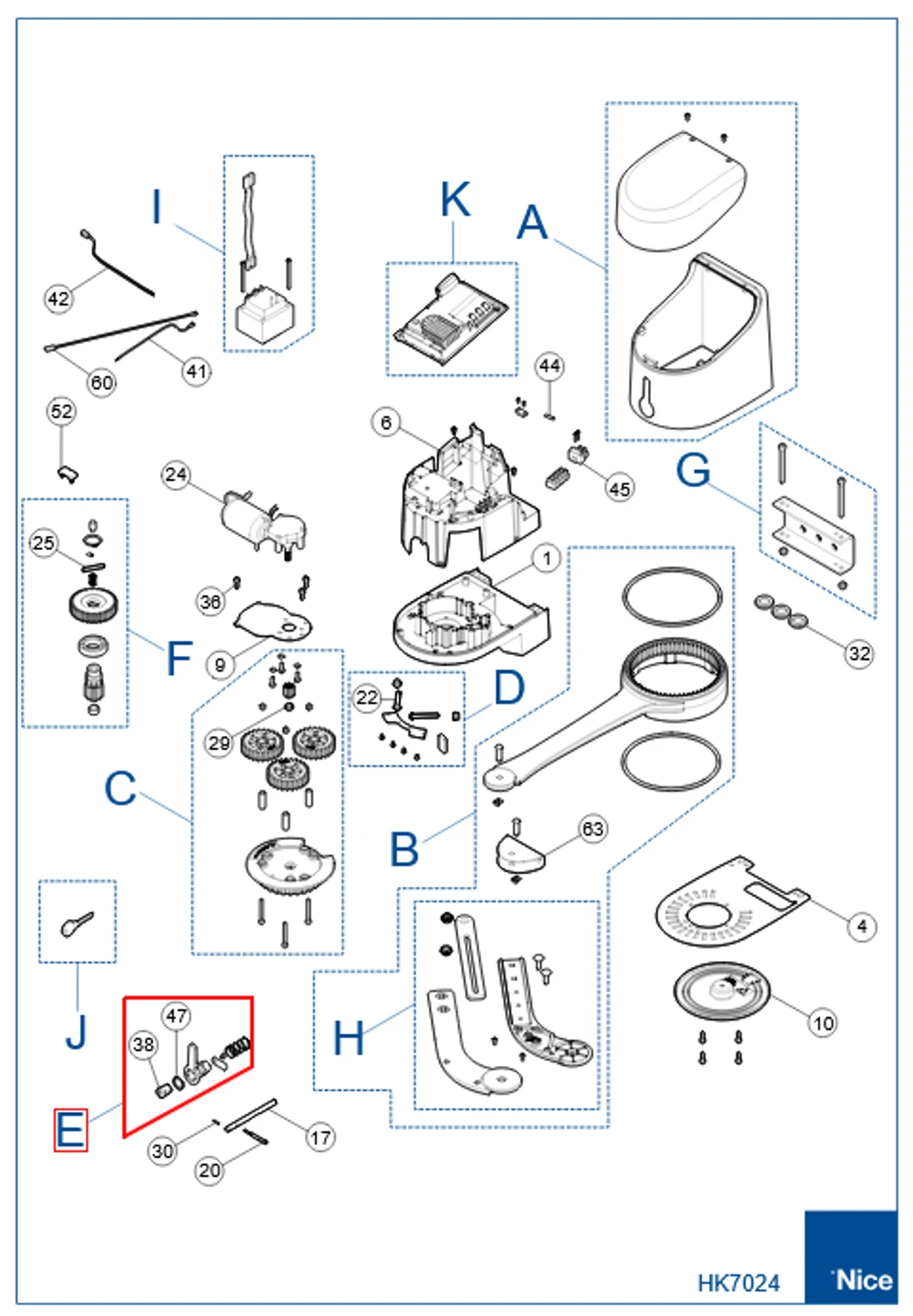 PRHK06 kit odblokovania pre HYKE