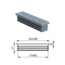Krytka plastová 25 x 100 mm
