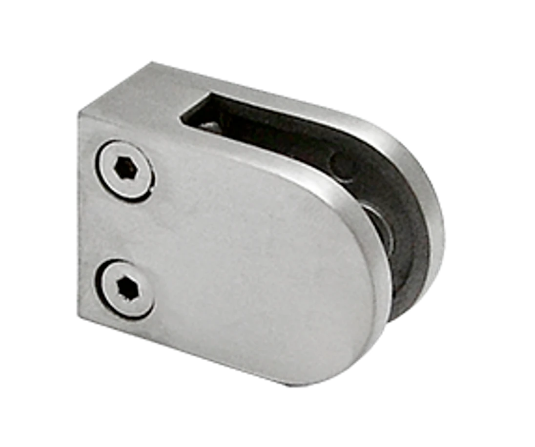 Svorka skla/plechu, sklo 6 - 8,76 mm, brúsená AISI 304