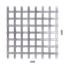 Dierovaný plech Zn t = 1 mm, otvor 10 x 10 mm, rozteč 14 mm
