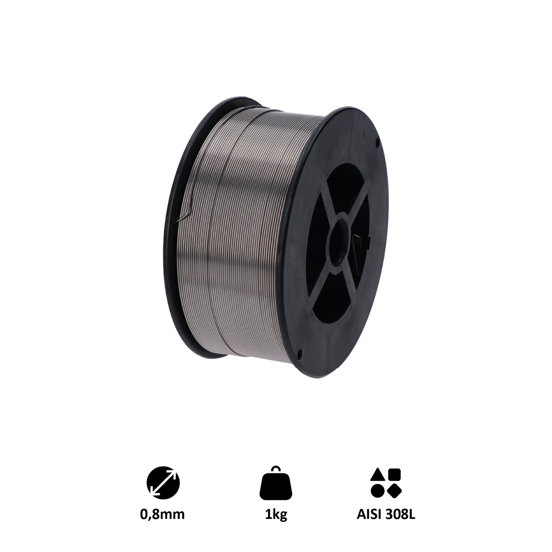 Zvárací drôt, AISI 308L, 0,8 mm, 1 kg, MIG-MAG nerez