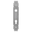Štít s otvormi 260 x 46 mm, rozteč 90 mm, otvor ø 20 mm
