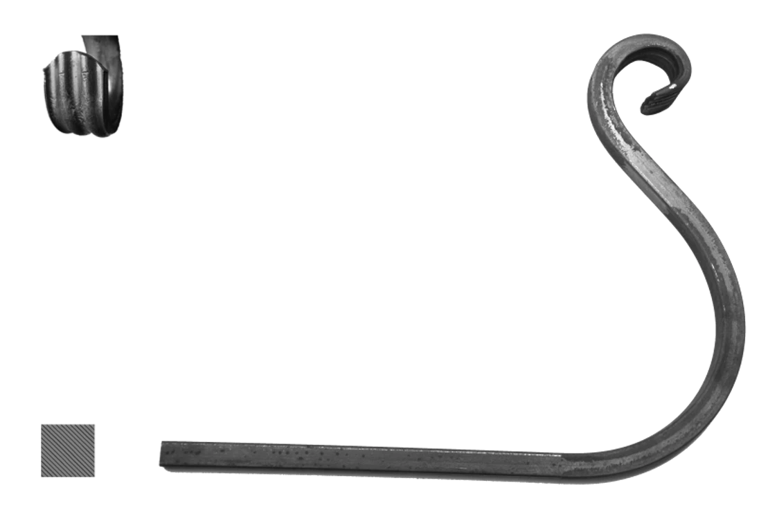 Prvok na kvetináč 200 x 250 mm, hladký, základné rozkutie