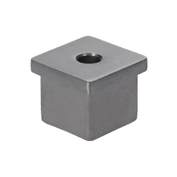 Ukončenie na jokel 30 x 30 mm, brúsená nerez AISI 304