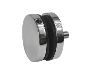 Svorka bodová na sklo 8 - 16 mm, plochá, leštená AISI 304 - slide 0