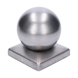 Strieška plechová, 120 x 120 mm s guľou ø 120 mm