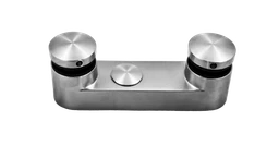 Bodové kotvení pro sklo 6 – 12,76 mm, dvě svorky, AISI 304