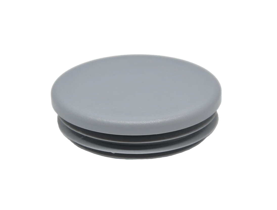 Vnitřní krytka kulatá ø 42,4 mm plastová, šedá