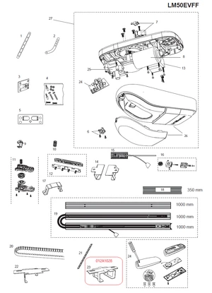 012A1028 posuvný držák kolejnice typu CR5 - slide 1