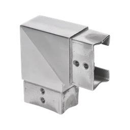 Prechod koleno 90°, lepený spoj, brúsená nerez AISI 304