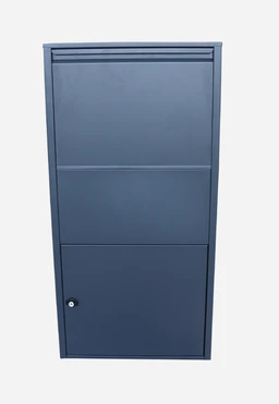 Box na balíky s prepadovou lištou, H = 880 mm, RAL 7016