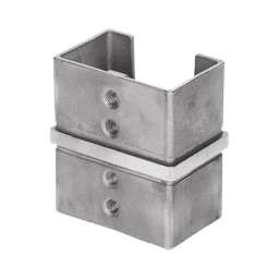 Prechod priamy, lepený spoj, brúsená nerez AISI 304