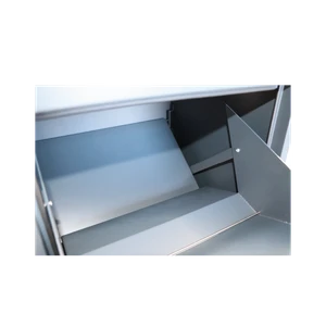 Box na balíky s prepadovou lištou, H = 720 mm, RAL 7016 - slide 3