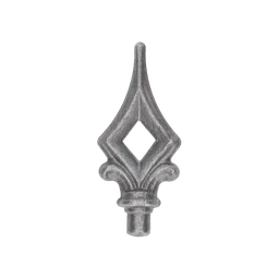 Špic 98 x 44 mm, na guľatinu ø 12 mm