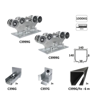 GRANDE-9 samonos do 1000 kg/15 m, profil 140 x 140 x 6 mm - slide 1