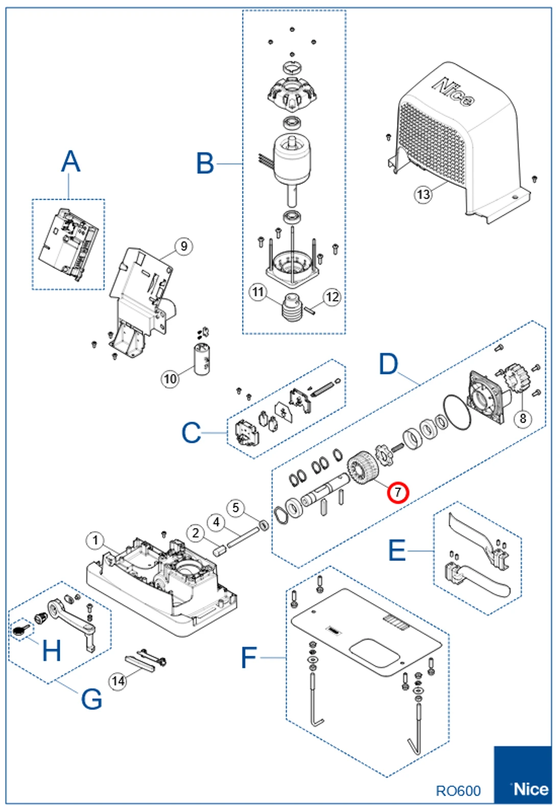 PD4068A0000 Koleso poháňané RO600