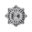 Kvet plechový ø 75 x 1,5 mm