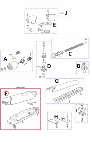 PRWNG09 kit krytu pre WINGO WG3524/4024/5024 - slide 1