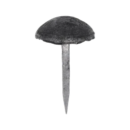 Kovaný klinec, hlavička ø 25 x 10 mm, hrot 3 x 2 x 24 mm