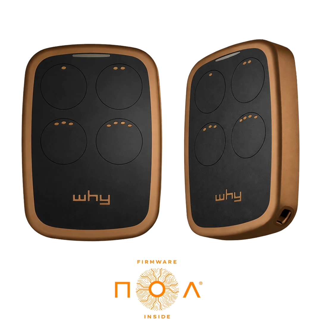 Vysielač Evo2 NOA 4-kanál, 433/868 MHz, tabak