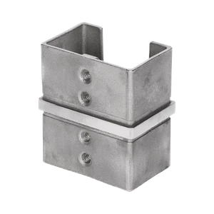 Prechod priamy, lepený spoj, brúsená nerez AISI 304 - slide 0