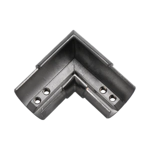 Spojka koleno 90°, lepený spoj, broušená nerez AISI 304 - slide 2