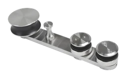 Pojazdový vozík k vodiacemu profilu ø 25 mm, AISI 304