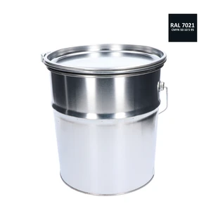 Barva antikorozní polomatná na zinek 10 kg - černošedá - slide 1
