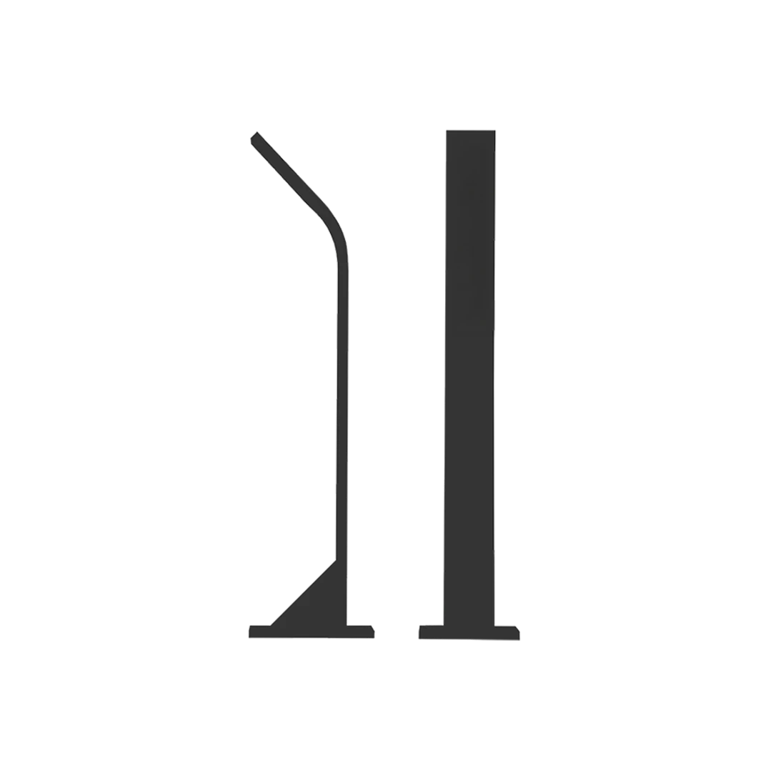 Venkovní LED osvětlení STIK S UP, barva RAL7016, H-404mm