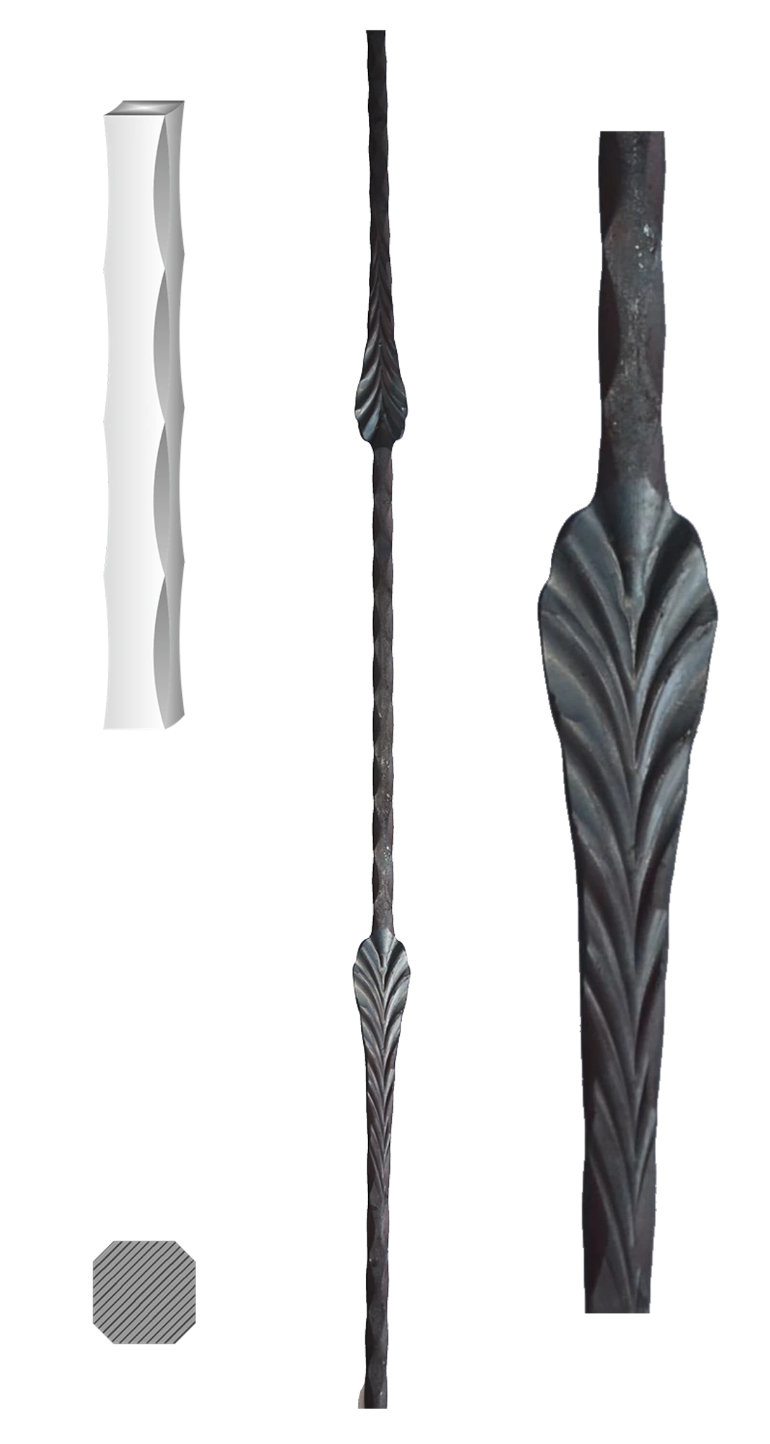 Tyč 12 x 12 x 900 mm