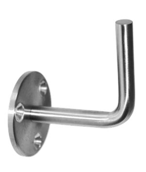 Držiak madla na stenu, brúsená nerez AISI 304 - slide 0