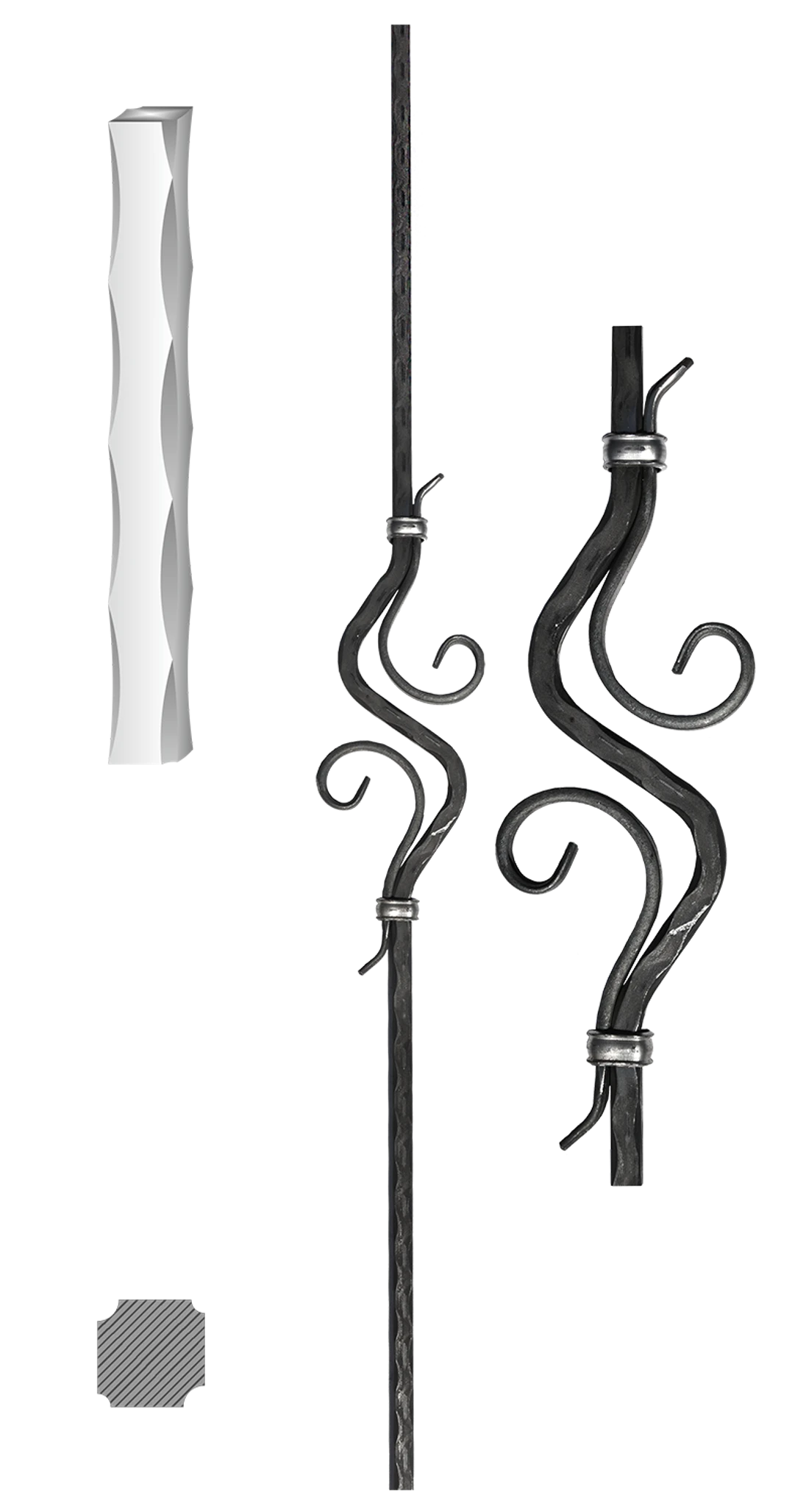 DOPRODEJ tyč 12 x 12 mm, 110 x 900 mm