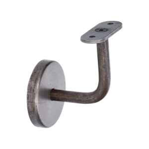 Držiak madla na stenu s krytkou, odsadenie 73 mm, bez úpravy - slide 0