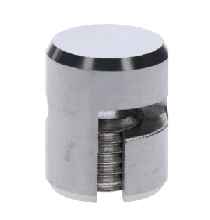 Úchyt pro nerezové lanko ø 4 mm, broušená nerez AISI 304 - slide 1