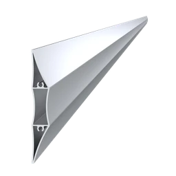 Al profil 100 x 16 x 6000 mm, bez povrchovej úpravy