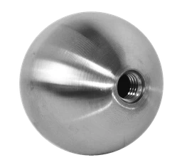 Guľa dutá so závitom M8 / ø 40 mm, brúsená nerez AISI 304