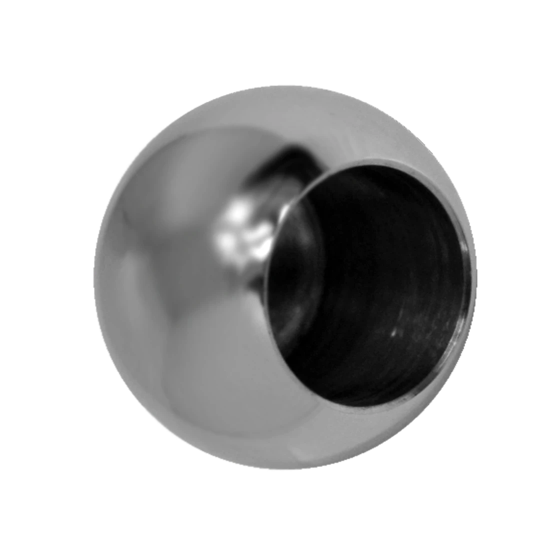 Guľa koncová ø 20 mm na trubku ø 12 mm, leštená AISI 304