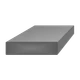 Tyč plochá plná 20 x 8 x 3000 mm, černá S235, hladká