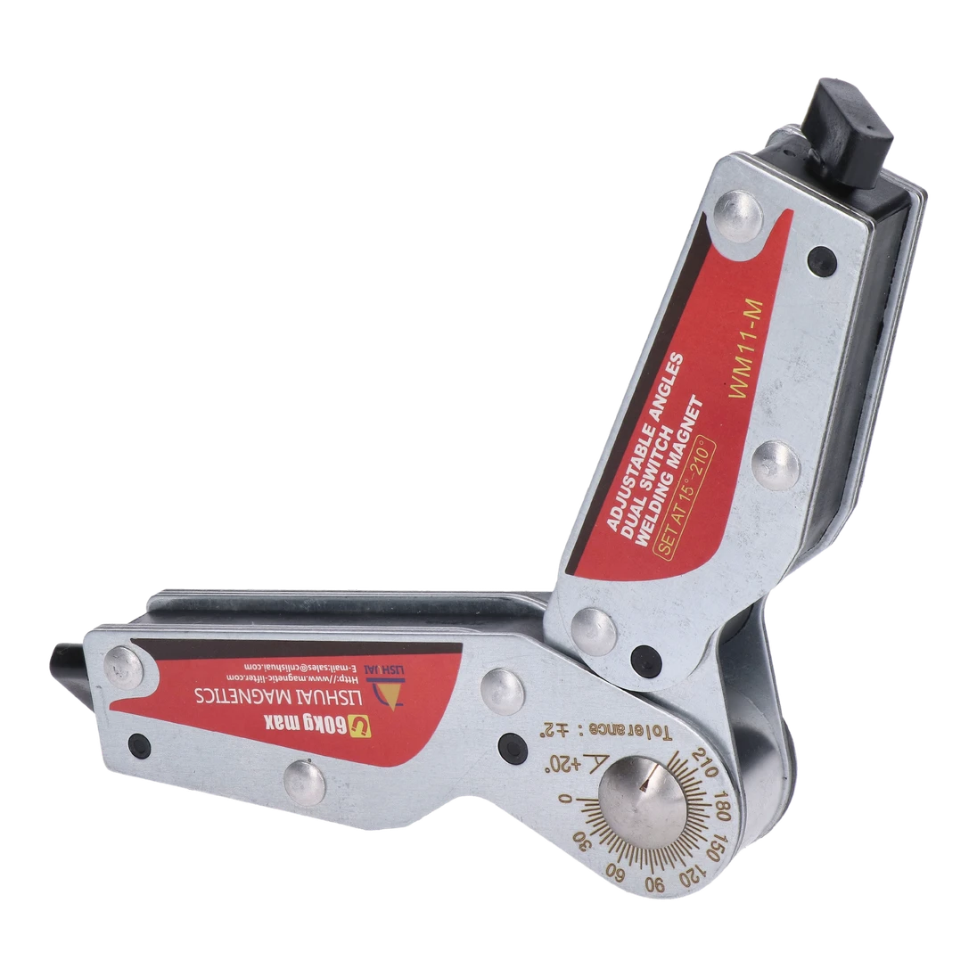 Zvárací magnet s nastaviteľnými uhlami, 50 kg, neodymový