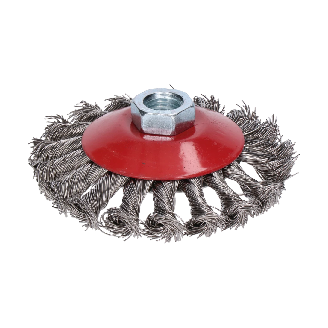 PROTECO kartáč miskový copánkový 100mm x M14x2 NEREZ