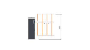GARD GGT80AGS závora do 8 m so zabudovaným majákom - slide 2