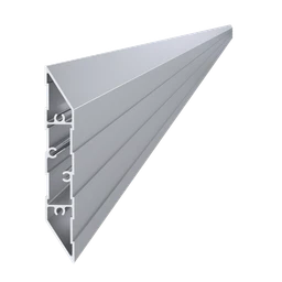 Al profil 108 x 16 x 6000 mm, bez povrchové úpravy